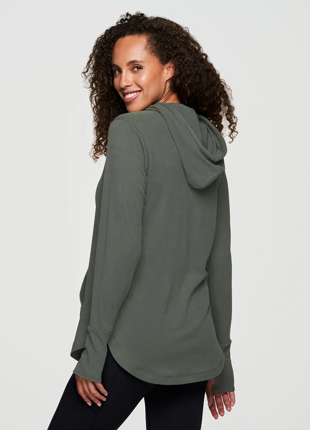 Oliver Plush Hoodie Tunic Sweatshirt