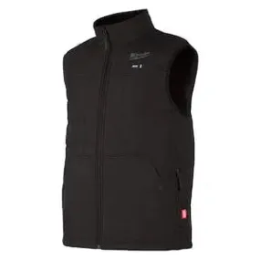 Open Box -  Milwaukee Tool Men's X-Large M12 12V Li-Ion Cordless AXIS Black Heated Quilted Vest (Vest Only)