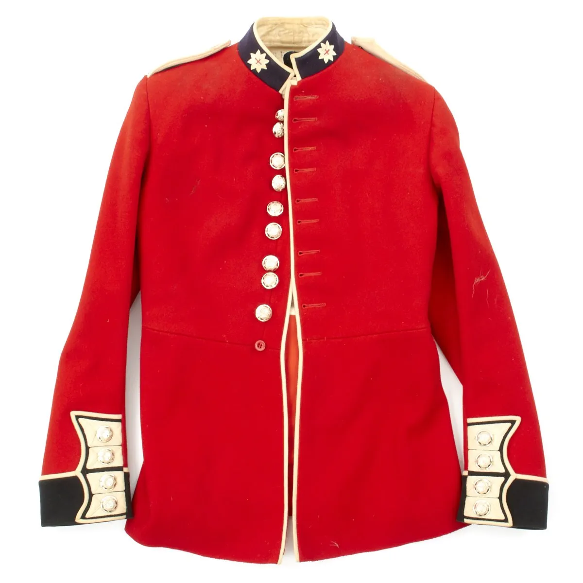 Original British Queen's Coldstream Guards Uniform Set with Bearskin Helmet - Recent Issue