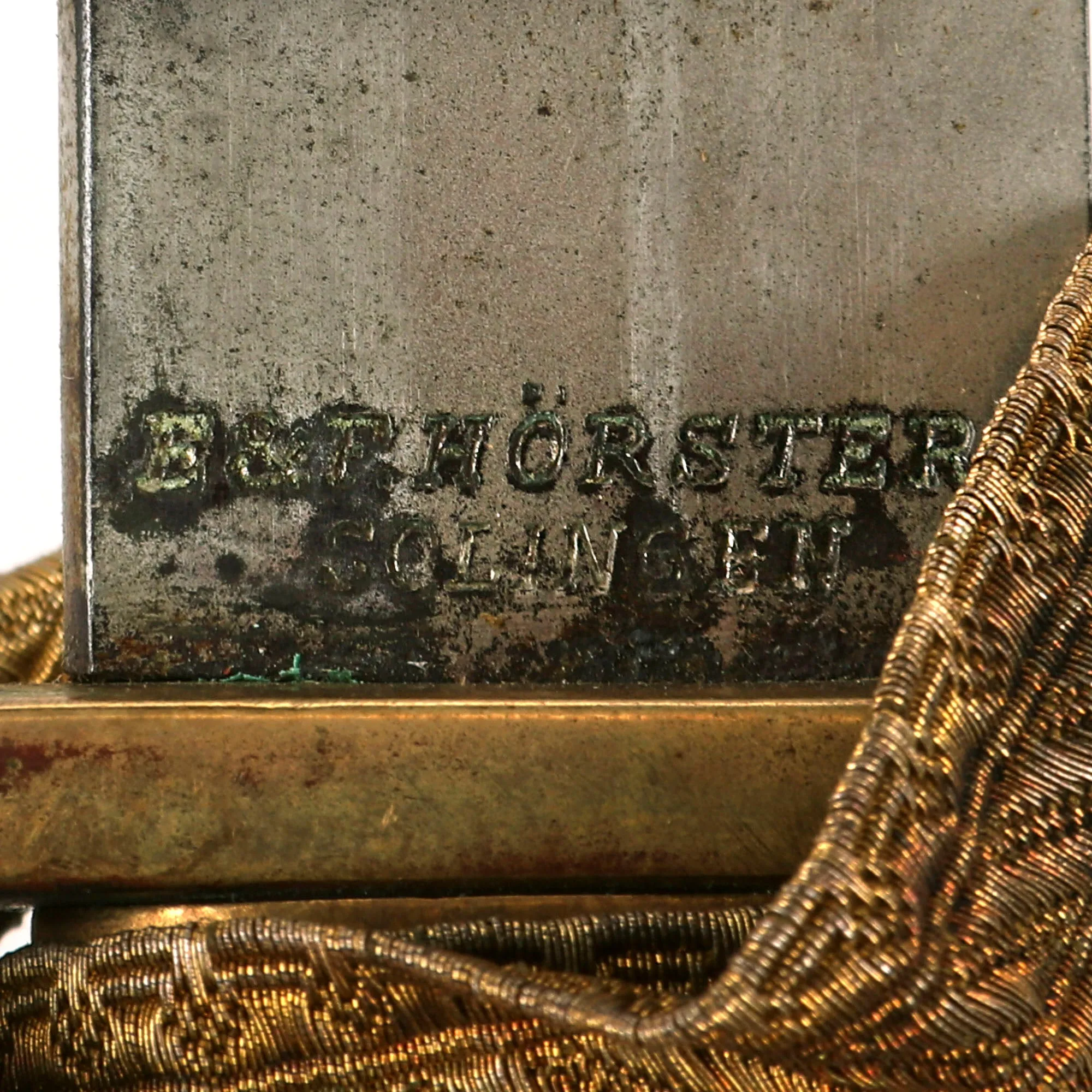 Original Bulgarian WWI Lieutenant General Uniform Set With Trousers, Boots, Peaked Visor, Brocade Belt and Dress Sword by E & F Horster - Formerly Part of the A.A.F. Tank Museum