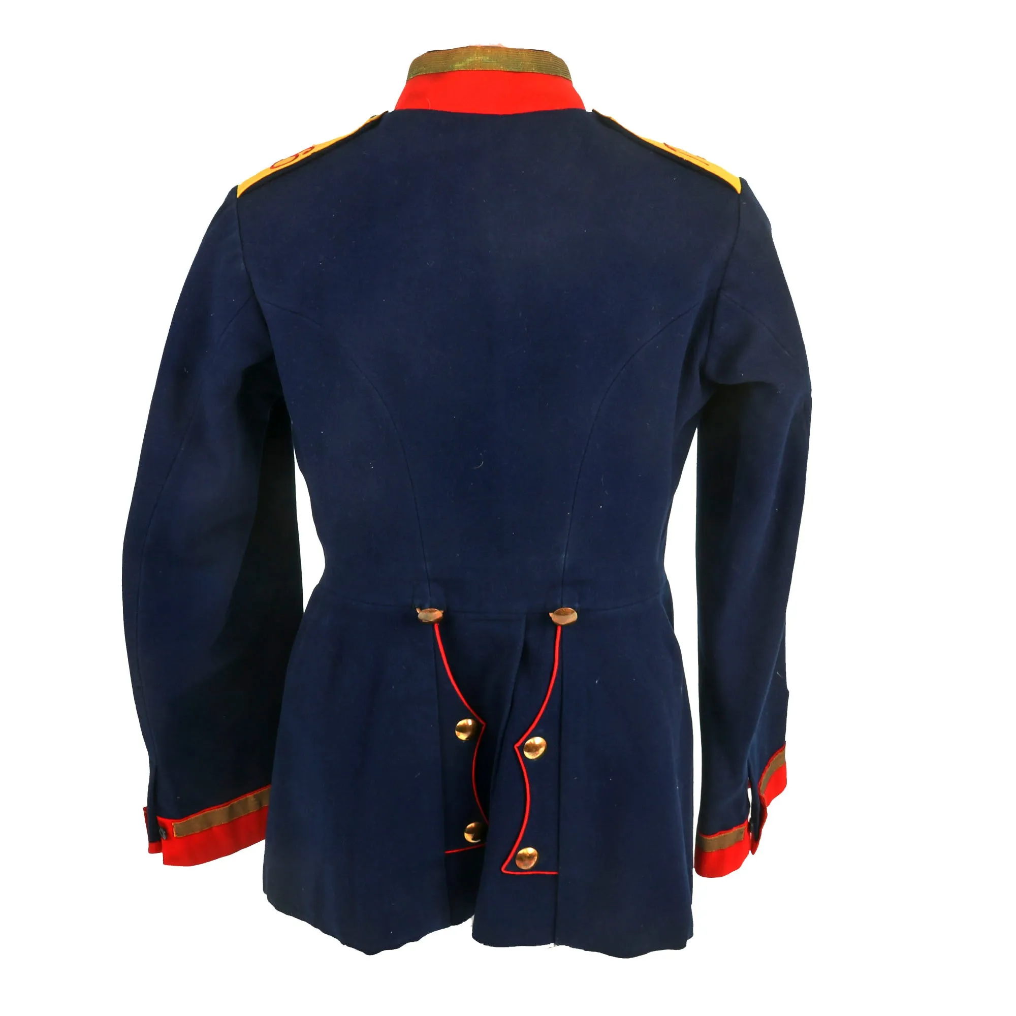 Original German Pre-WWI Imperial German Prussian Army 176th (9th West Prussian) Infantry Marked M1895 Dunkelblau Waffenrock Tunic With Correct Unit Corresponding Shoulder Straps