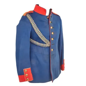 Original German Pre-WWI Imperial German Royal Bavarian 3rd Infantry Regiment "Prinz Karl von Bayern"  Dunkelblau Waffenrock Tunic