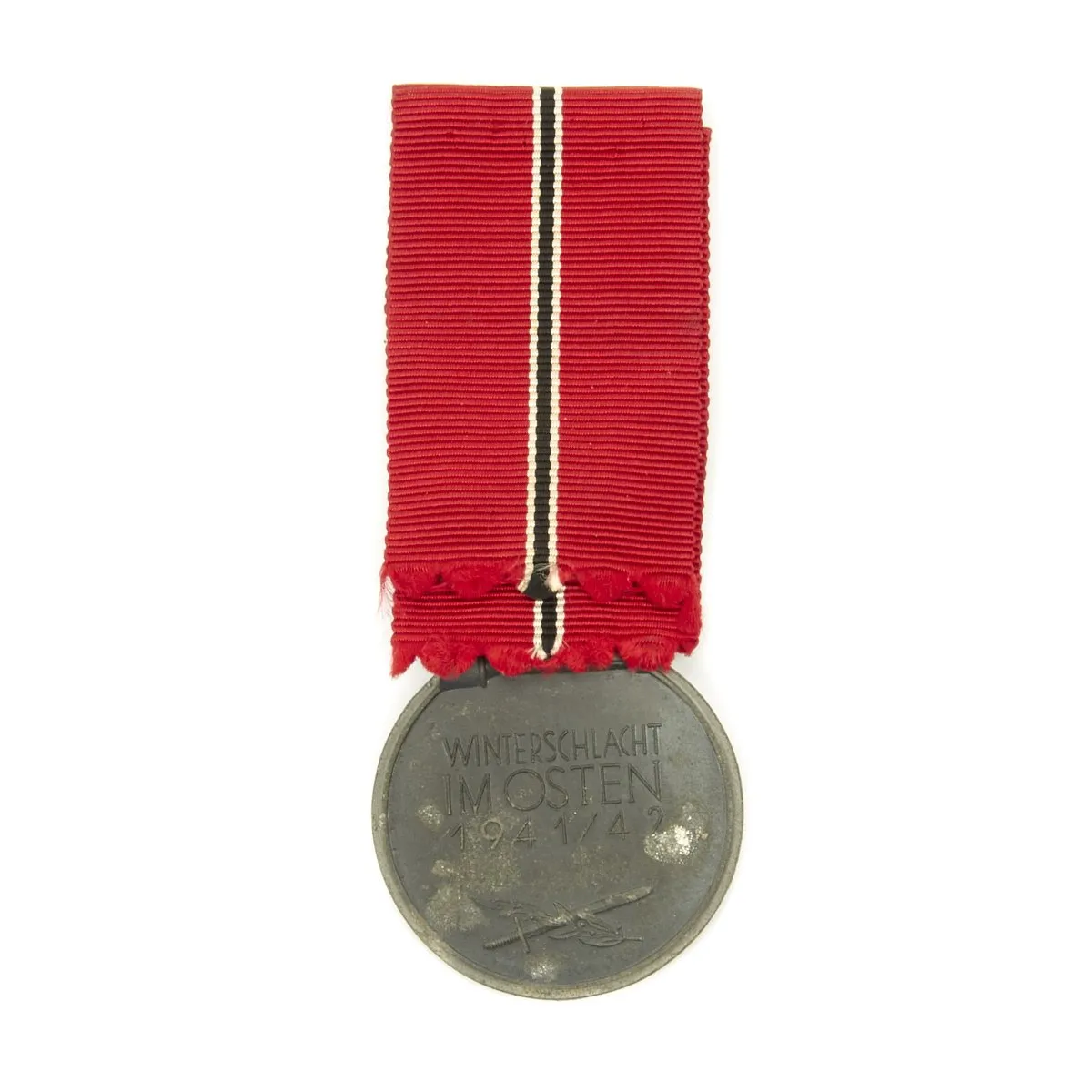 Original German WWII Eastern Front Medal by Forster & Barth with Award Document