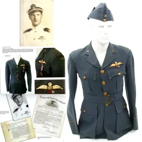 Original U.S. WWII RAF Fighter Pilot 26 Channel Sweeps USN Air Force Named Grouping