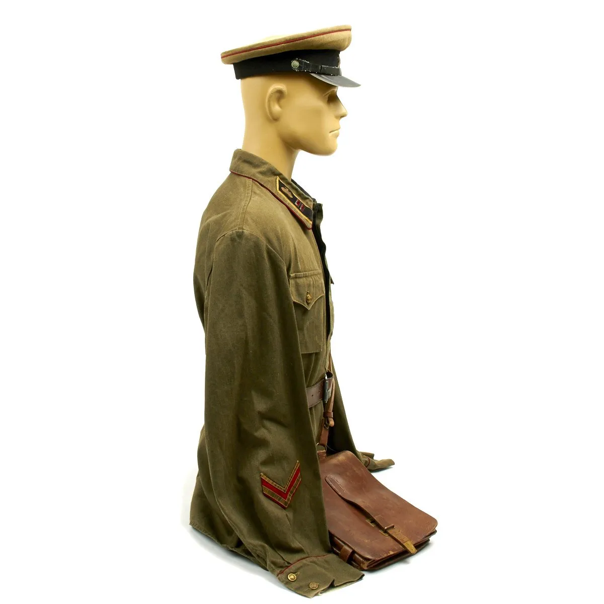 Original WWII Soviet Russian M35 Tanker Major Uniform Set