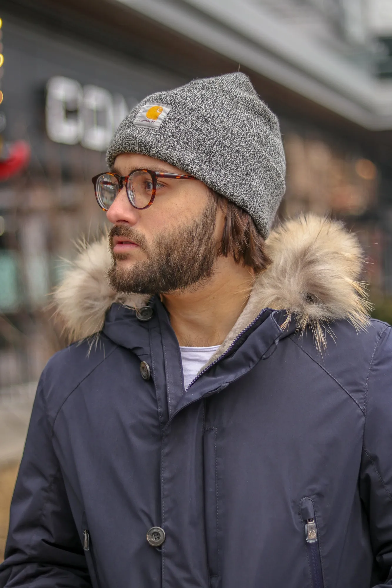 Parka with Shearling Liner and Raccoon Trimmed Hood