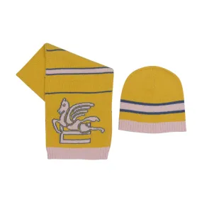 Pegaso Jacquard Beanie Hat Set