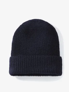 Peregrine Porter Ribbed Beanie Navy