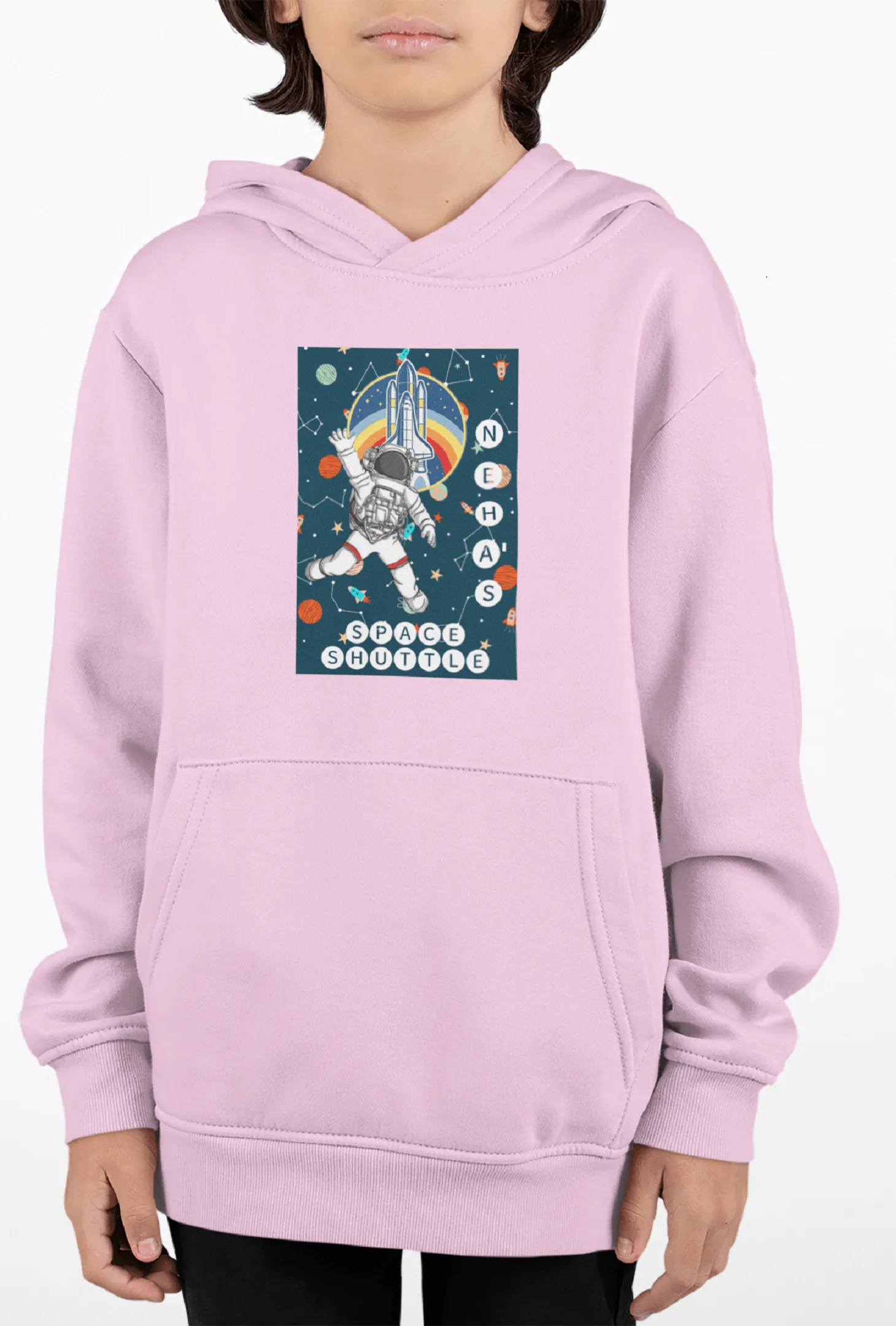 Personalized Space Shuttle Hoodie for Kids 36