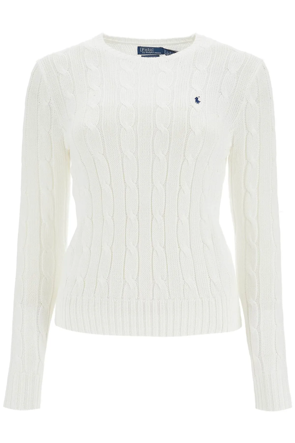 POLO RALPH LAUREN Pullover A Trecce In Cotone