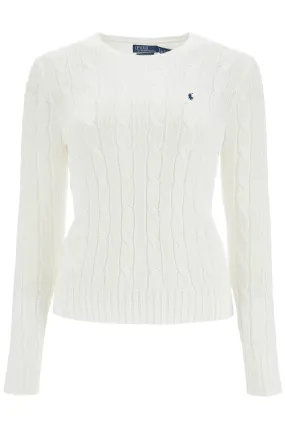 POLO RALPH LAUREN Pullover A Trecce In Cotone