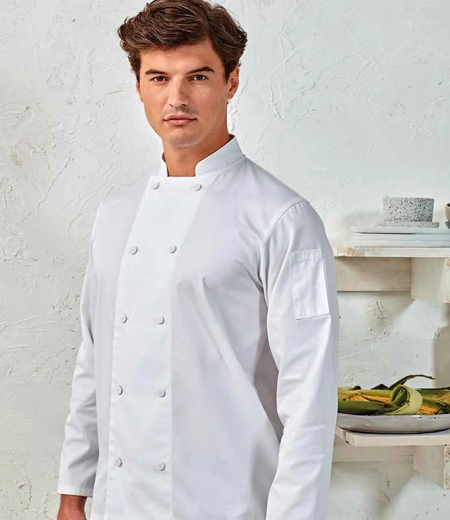 Premier Coolchecker Long Sleeve Chef's Jacket