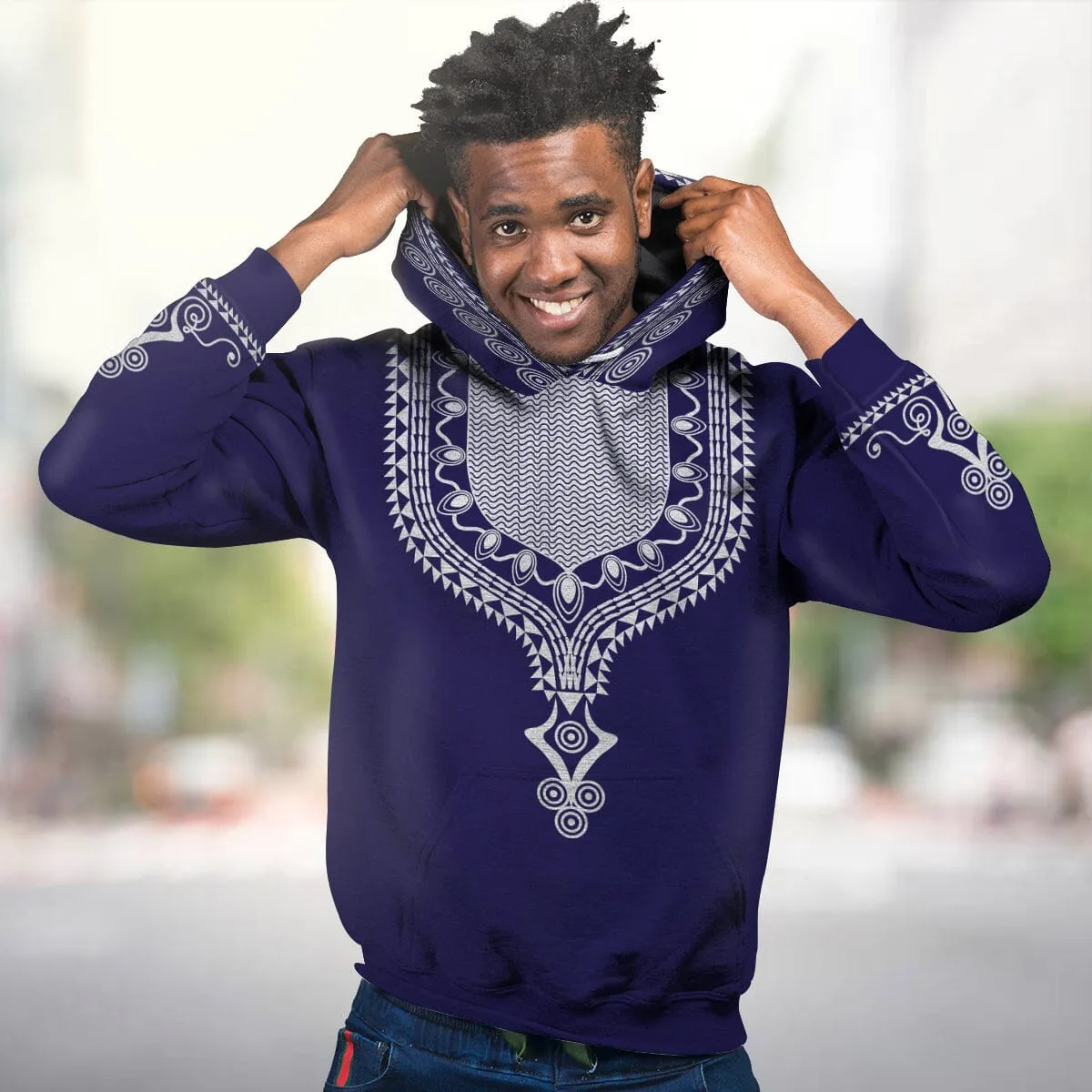 Printed Dashiki All-over Hoodie 10