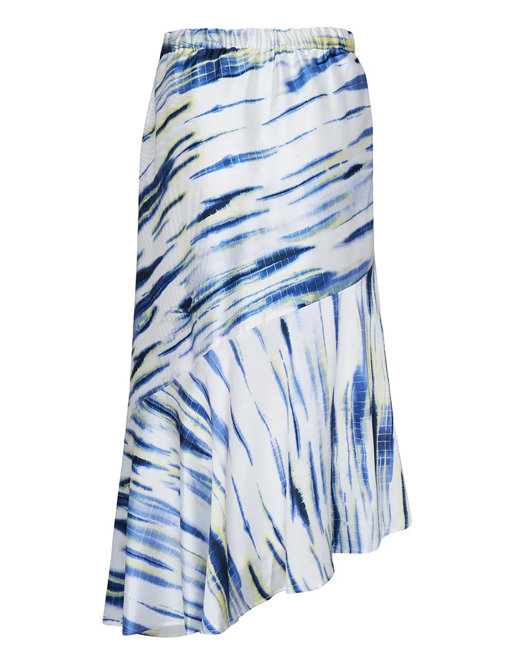 Printed Scarf Twill Skirt