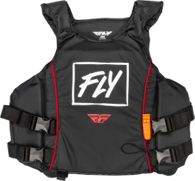 PULLOVER FLOTATION VEST BLACK/WHITE/RED MD