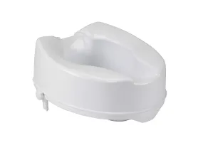 Raised Toilet Seat with Lock, 6"