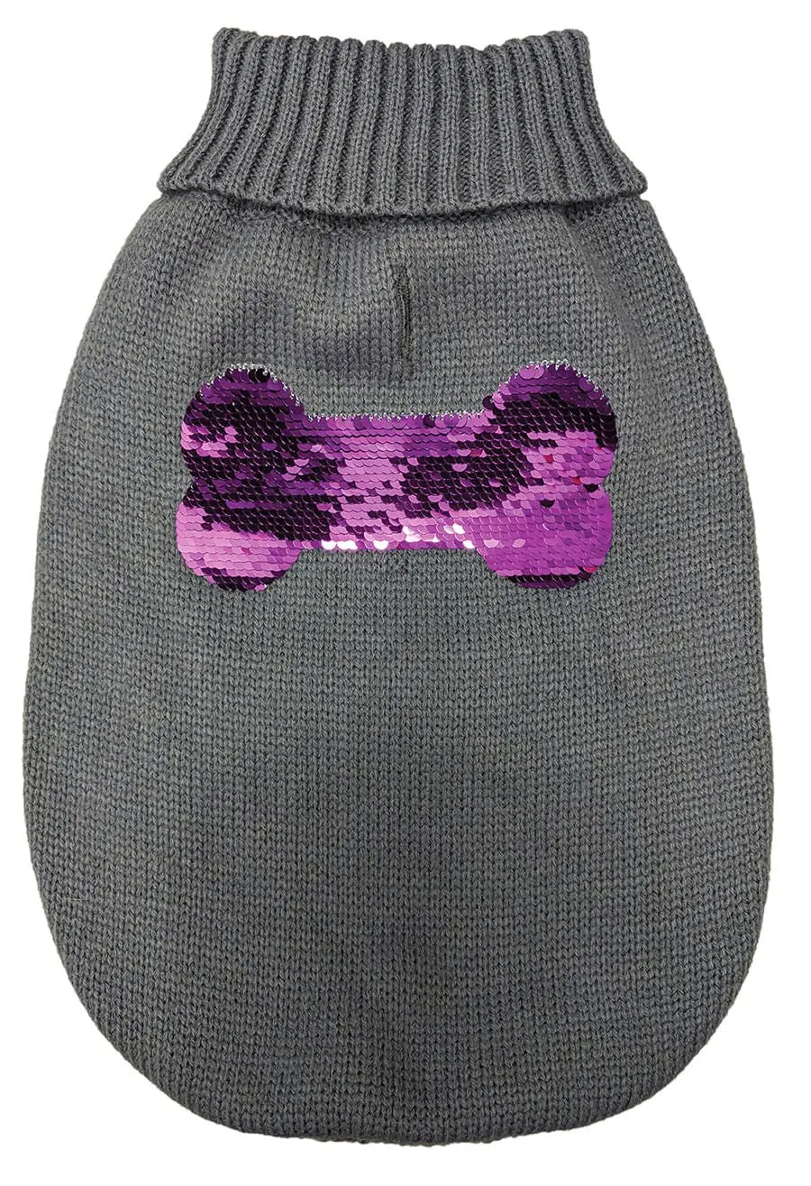 Reversible Sequins Dog Sweater