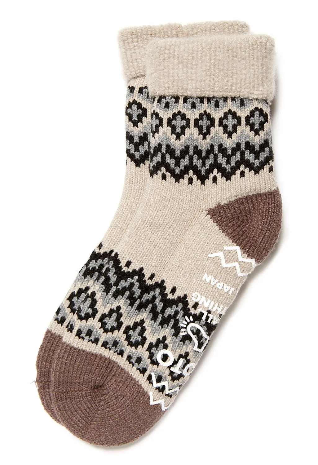 ROTOTO Comfy Room Nordic Socks - Ivory