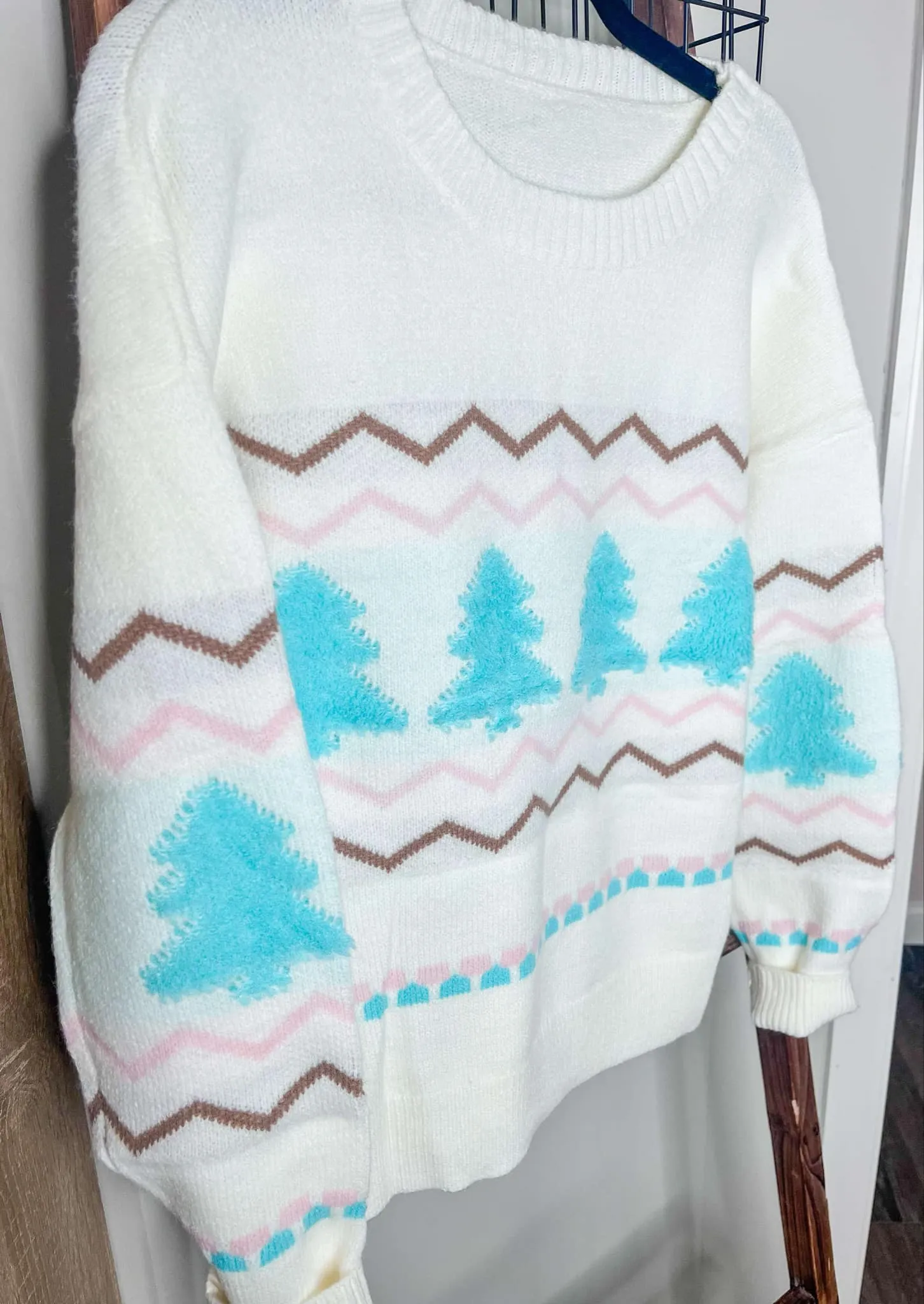 RTS: Mint Christmas Sweater