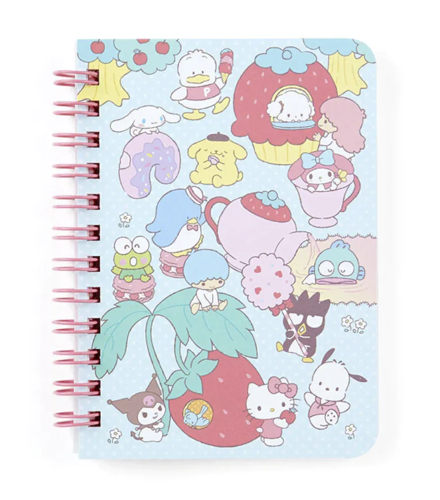 Sanrio Characters B7 Ring Notebook (Japan Exclusive)