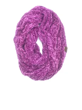 SF-30 LAVENDER VELOUR SCARF