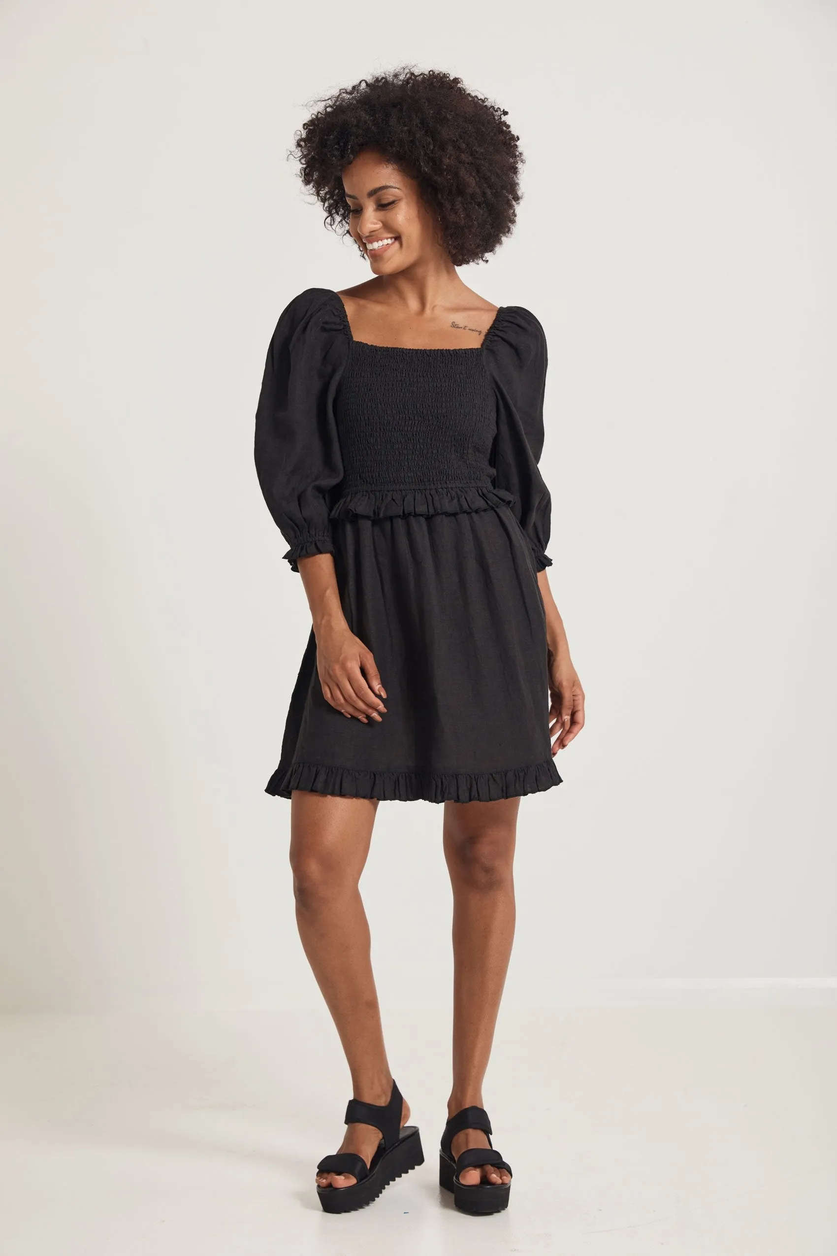 Shiloh Linen Mini Dress