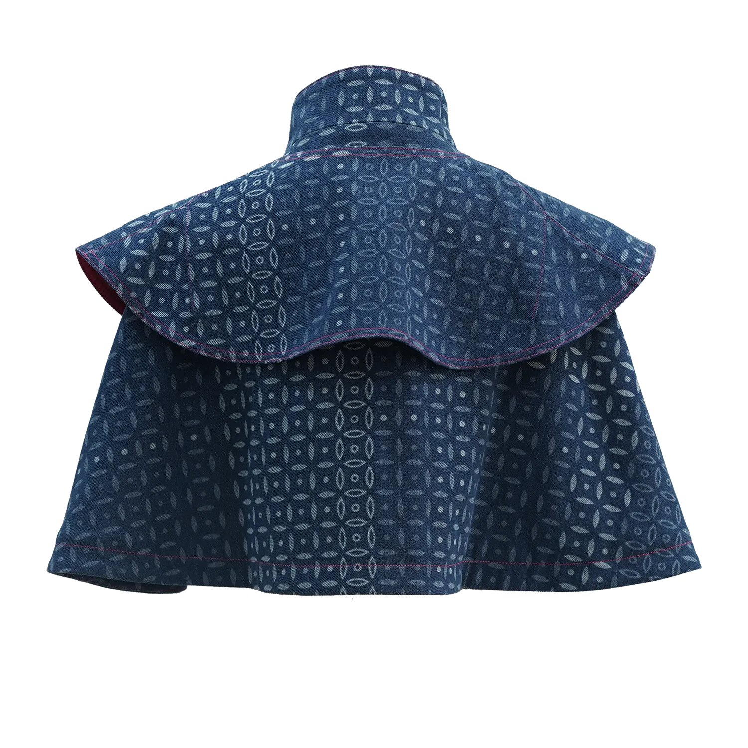 SPARKLE BY KAREN CHAN x  HK Heritage Museum【FRUITFUL HARMONY】 Eco-Denim Cropped Cape (幸運風車)  (風調雨順)