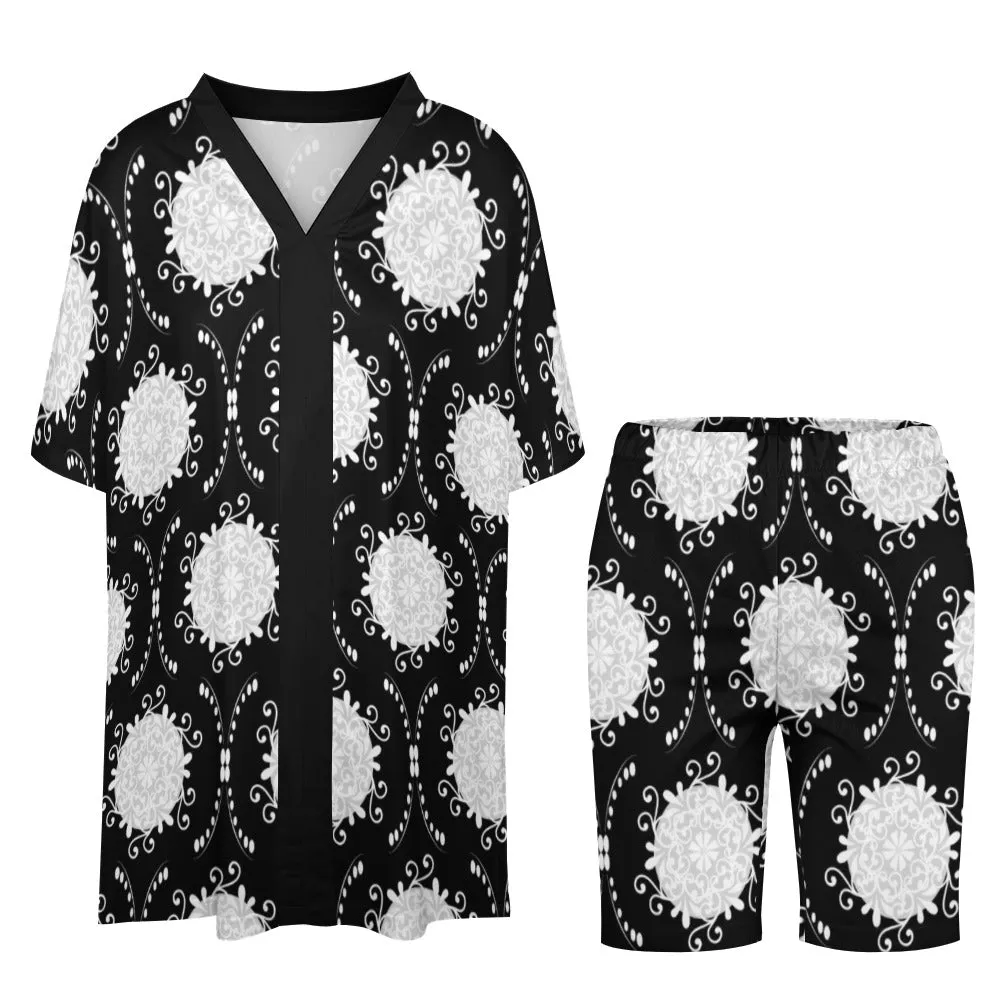 *Spring   Summer Collection* Bat Sleeve Tunic Top   Shorts Set