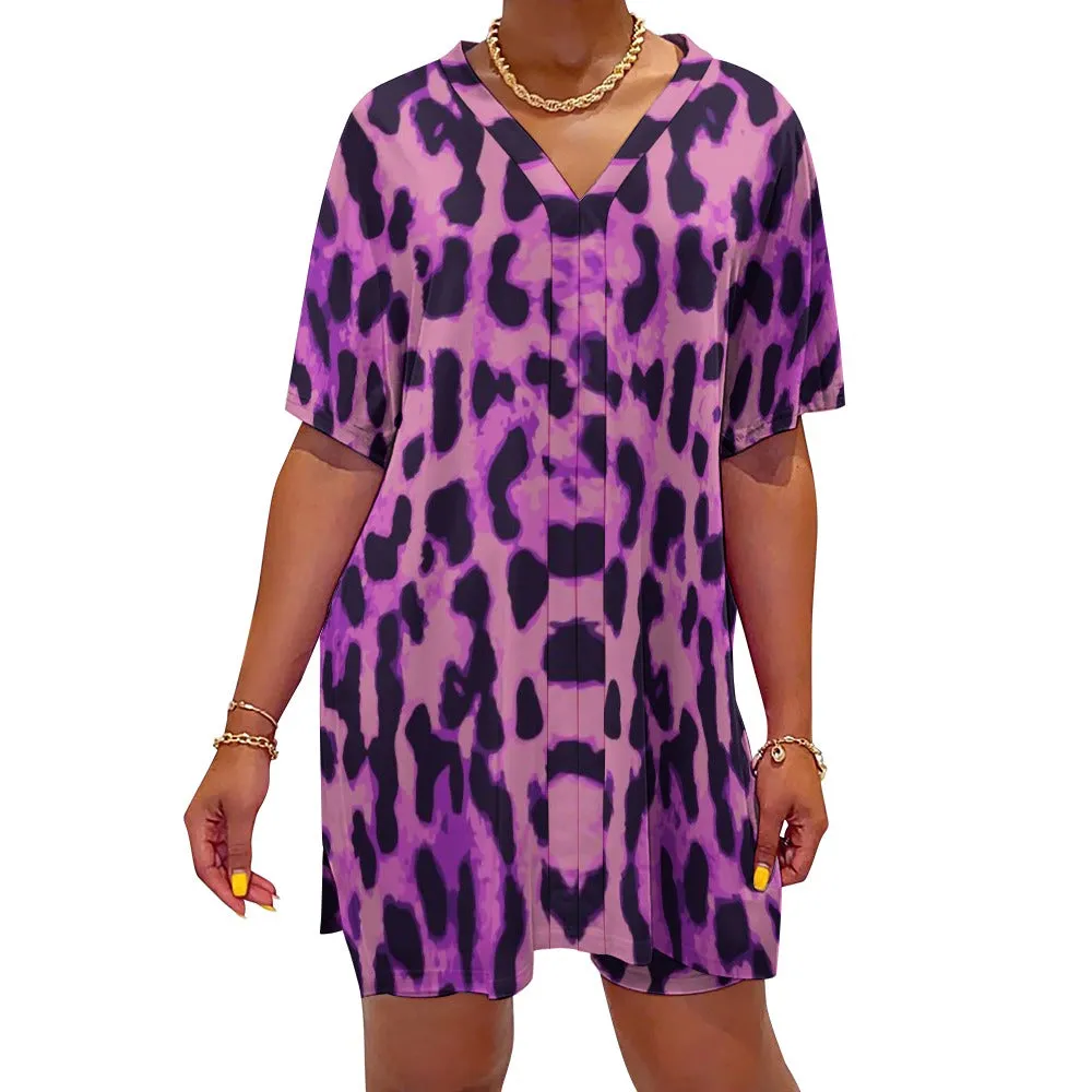 *Spring   Summer Collection* Bat Sleeve Tunic Top   Shorts Set