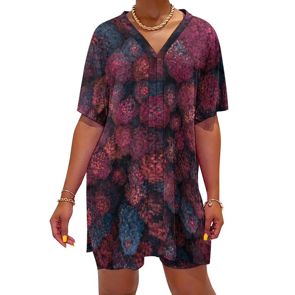 *Spring   Summer Collection* Bat Sleeve Tunic Top   Shorts Set