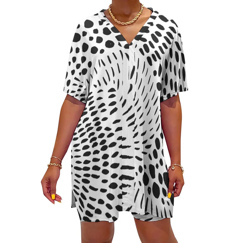 *Spring   Summer Collection* Bat Sleeve Tunic Top   Shorts Set