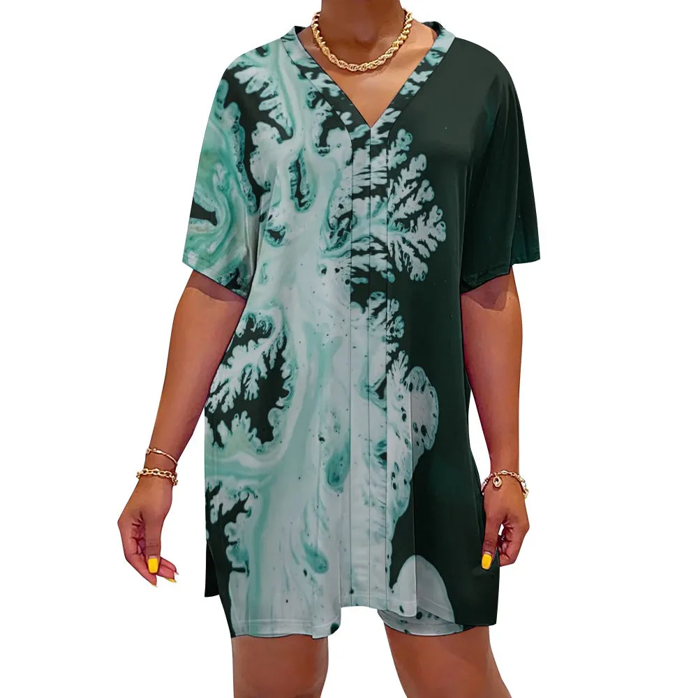 *Spring   Summer Collection* Bat Sleeve Tunic Top   Shorts Set