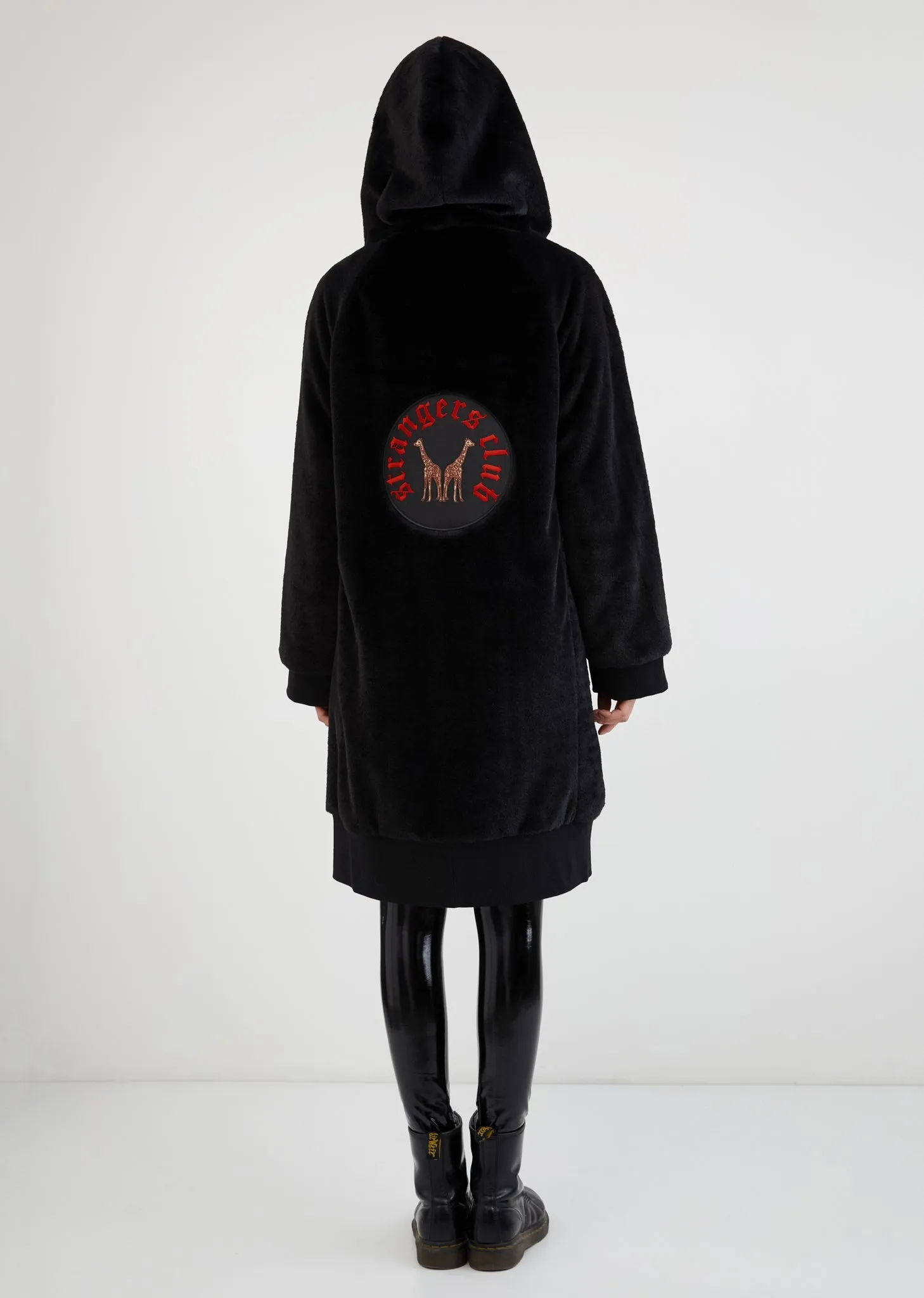 Strangers Club / Faux Fur Zip Up Coat