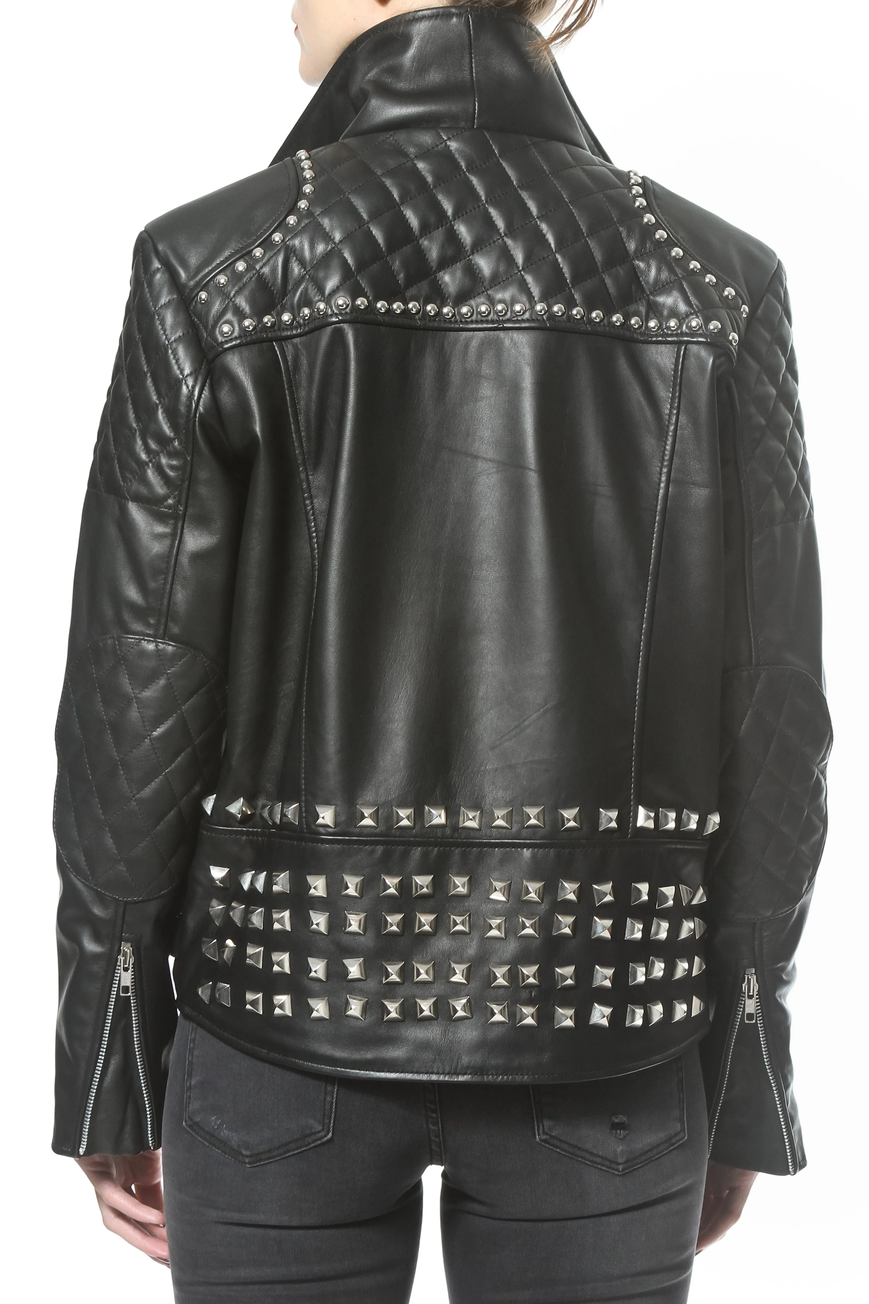 Studded Leather Moto