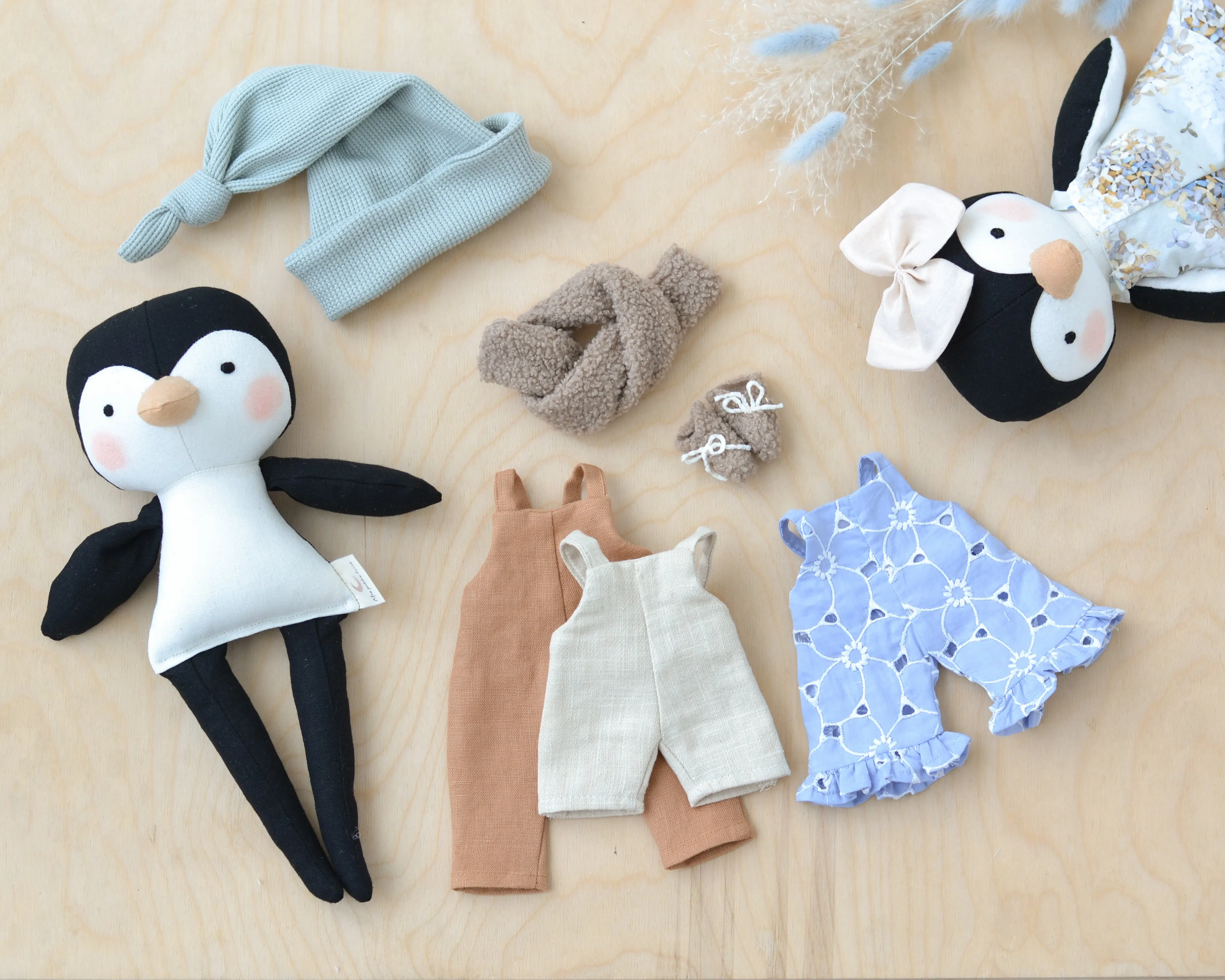 Stuffed Animal Penguin Sewing Pattern