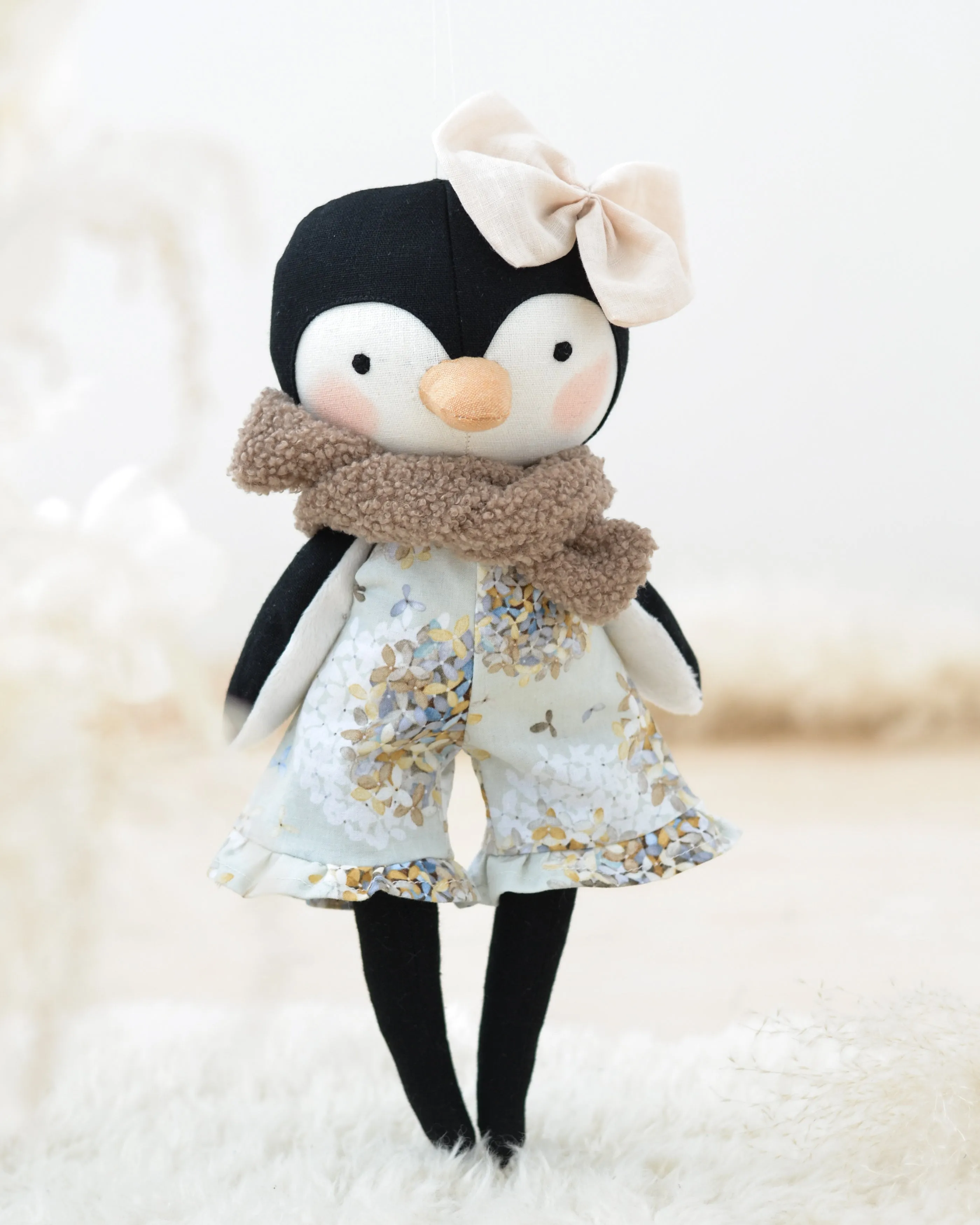 Stuffed Animal Penguin Sewing Pattern