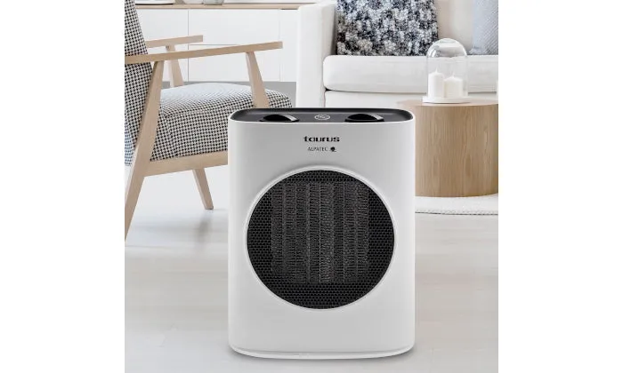 Taurus Heater Floor White 2 Heat Settings 1500 W Tropicano 7 Cr