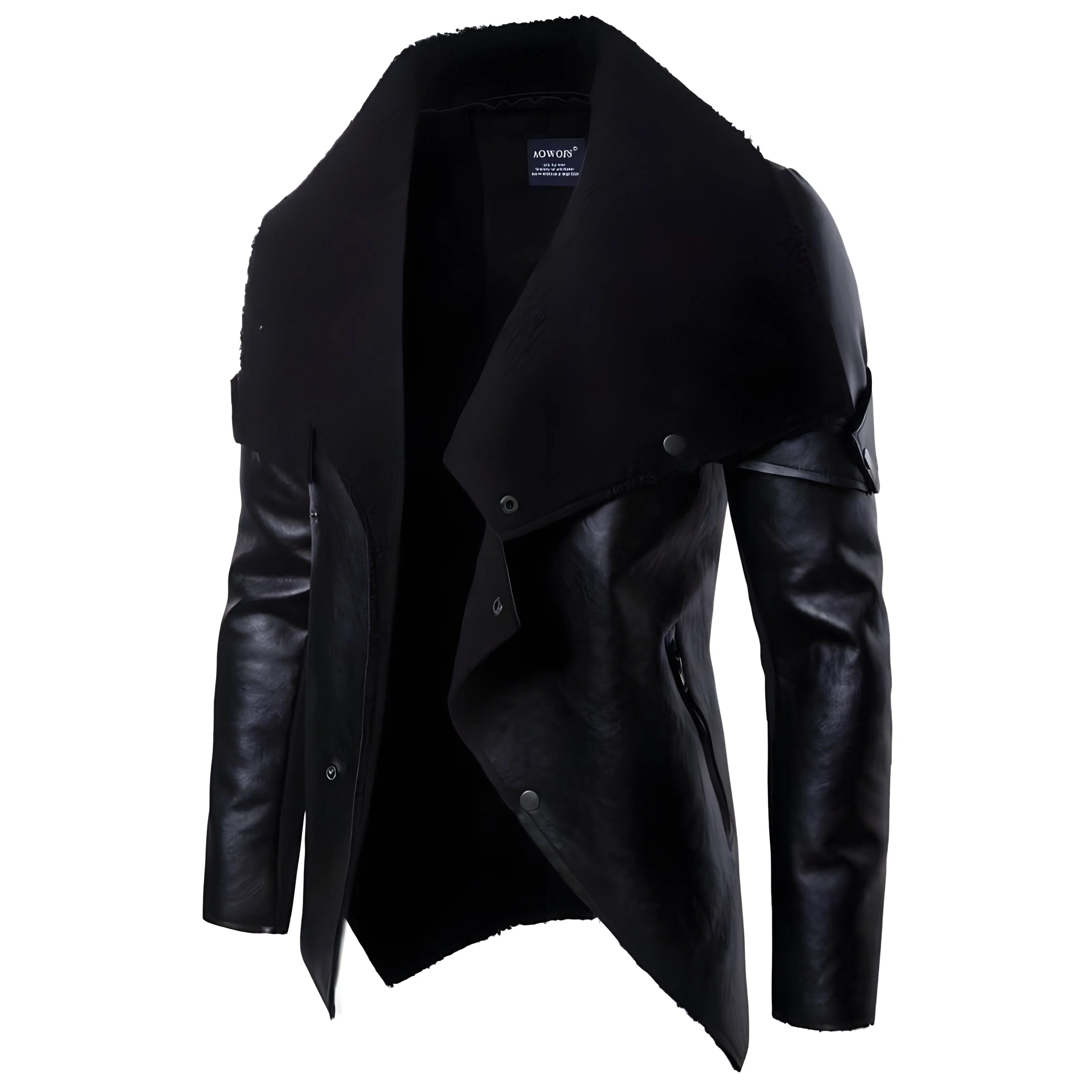 The Shawl Velvet Faux Leather Jacket