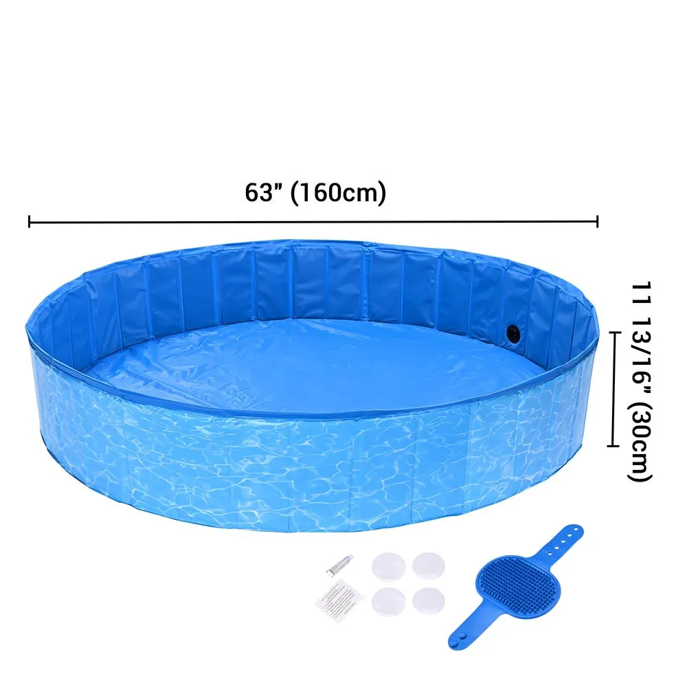 TheLAShop Foldable Pools for Dogs Pet Kiddie Indoor Outdoor Use