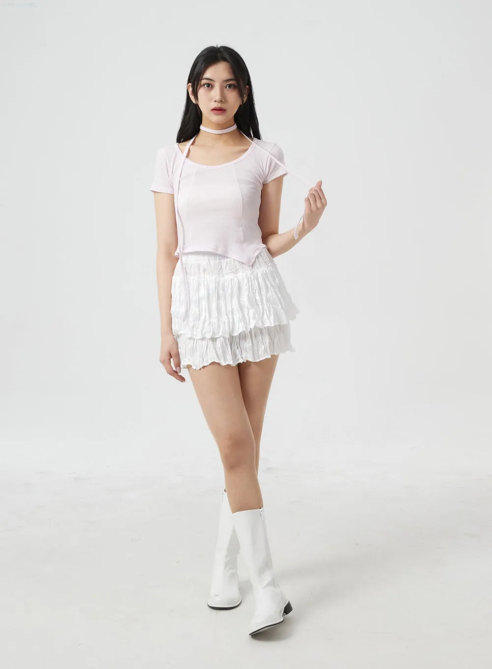 Tiered Mini Skirt BM304