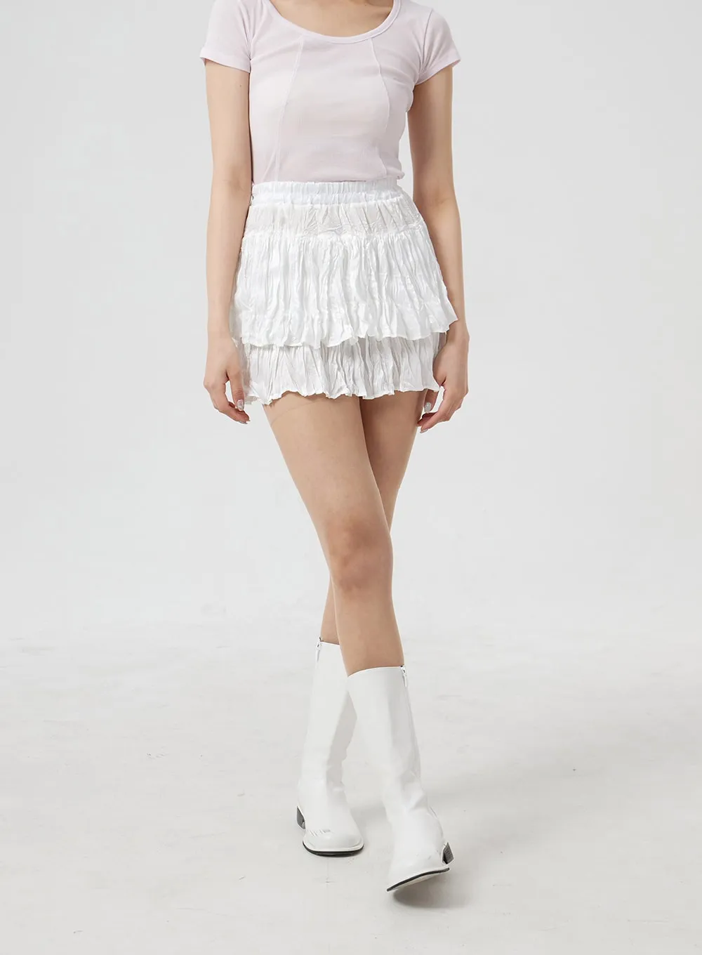 Tiered Mini Skirt BM304