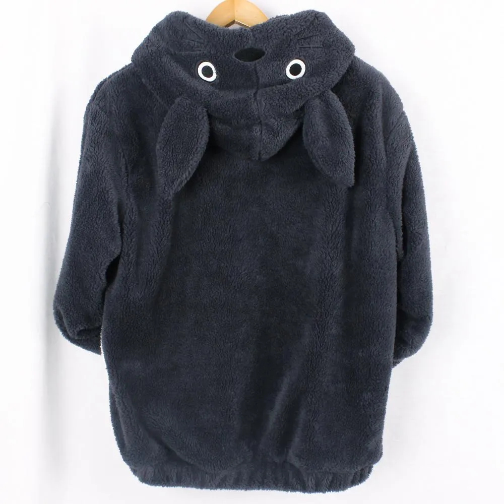 Totoro Hooded Flannel Coat AD10082