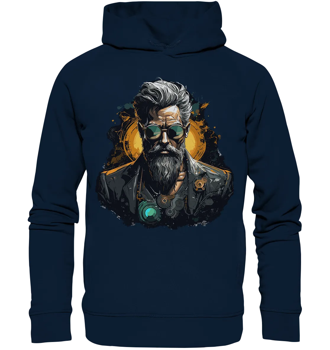 Unisex Bio-Hoodie mit Gentleman Motiv „CTO“