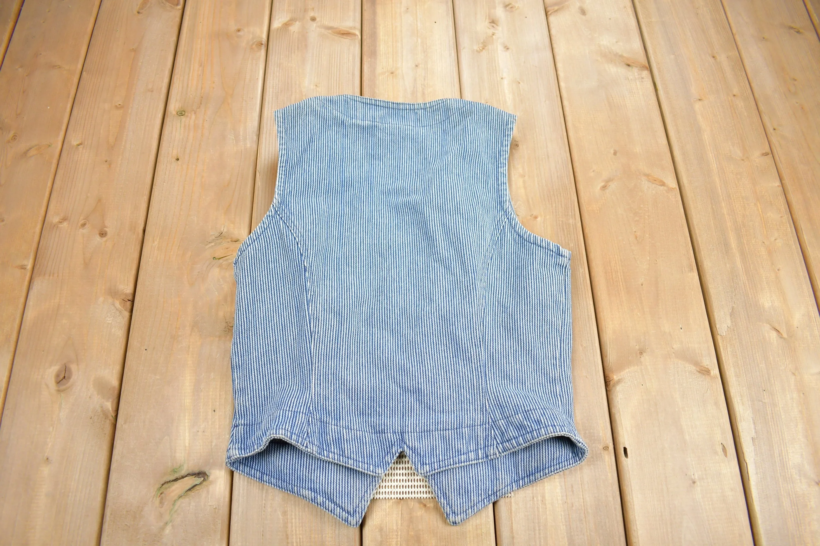 Vintage 1990s Rough Rider Women's Denim Vest