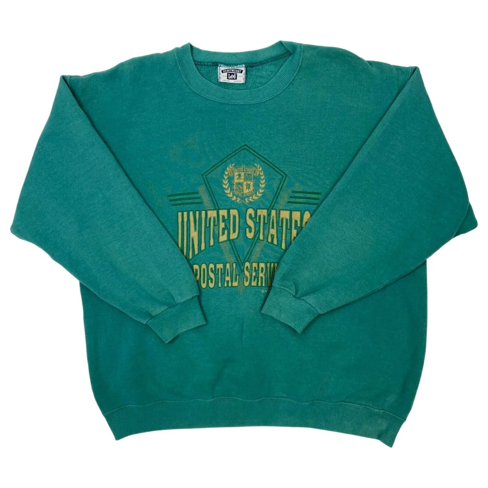 Vintage 90s 00s Green Lee United States Postal Service Sweater XL