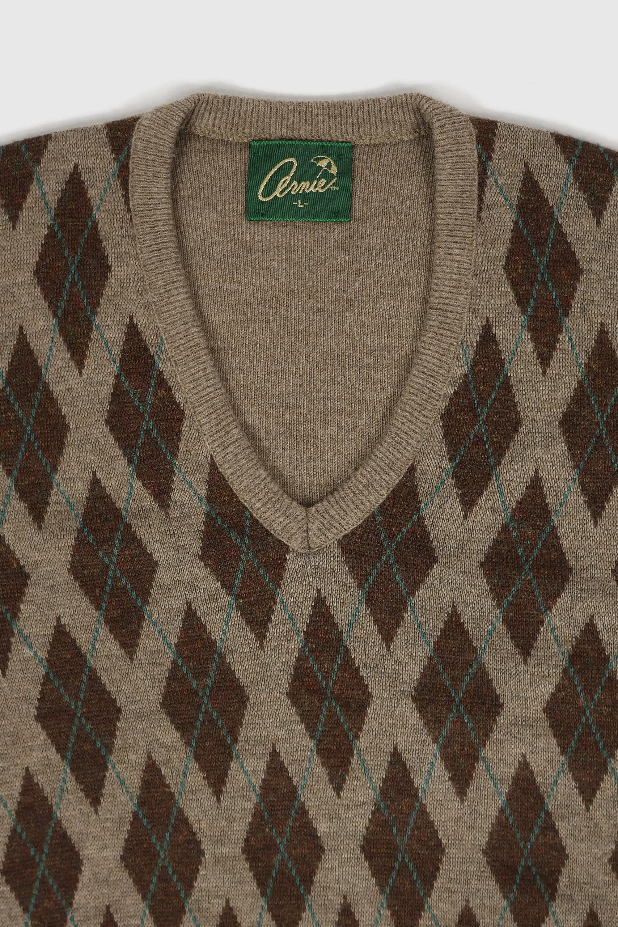 Vintage Argyle Sweater Vest