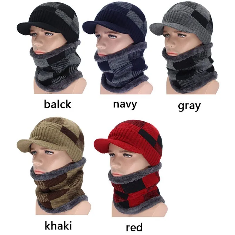 Visor Beanie with Optional Matching Scarf