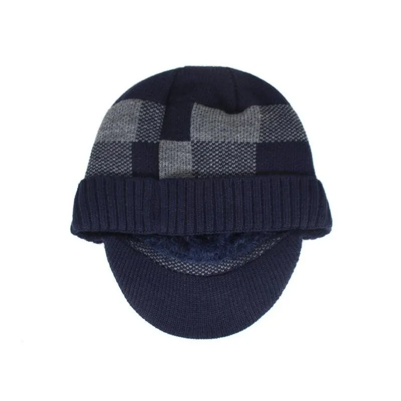 Visor Beanie with Optional Matching Scarf