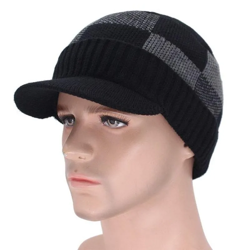 Visor Beanie with Optional Matching Scarf