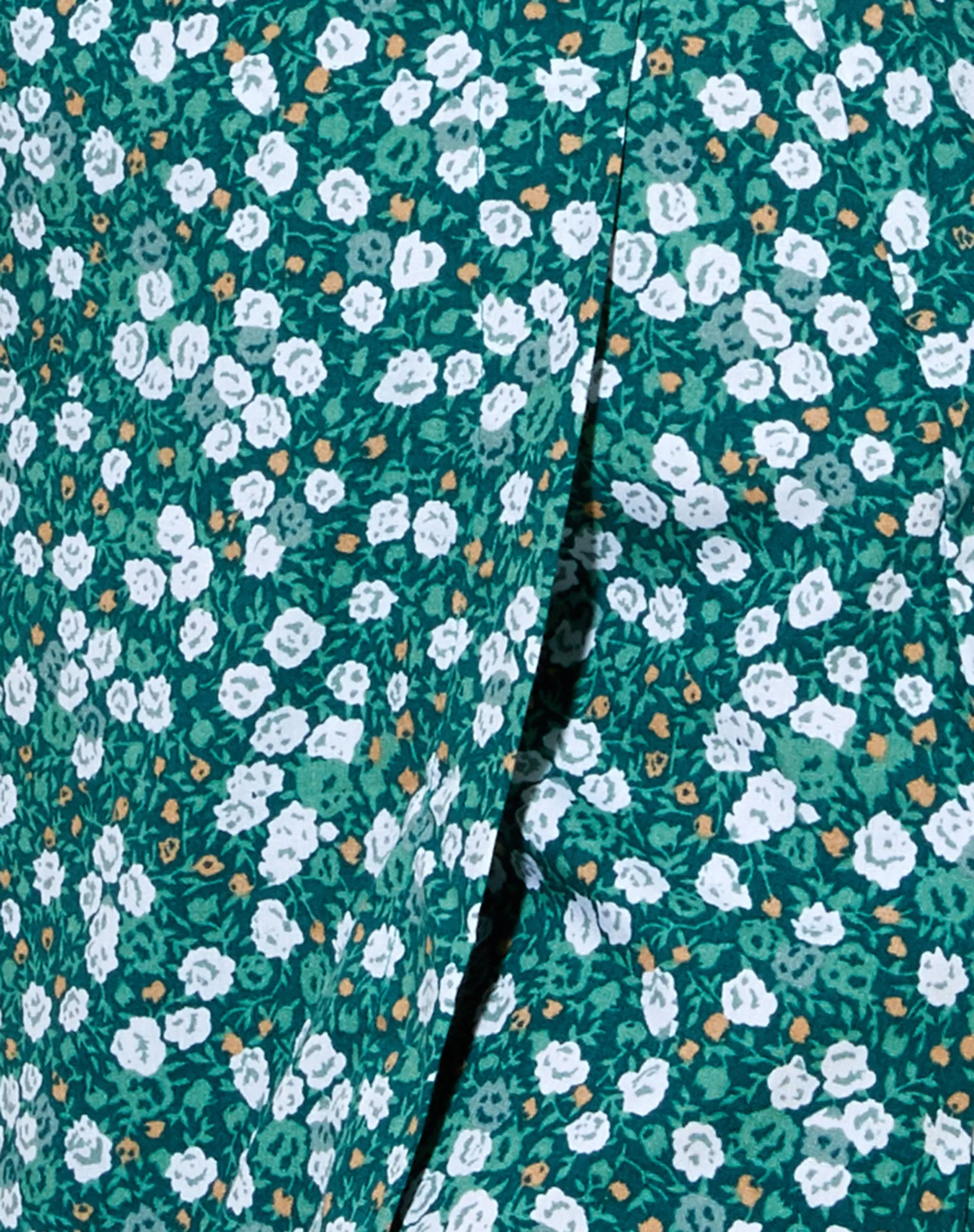 Volto Mini Skirt in Floral Field Green